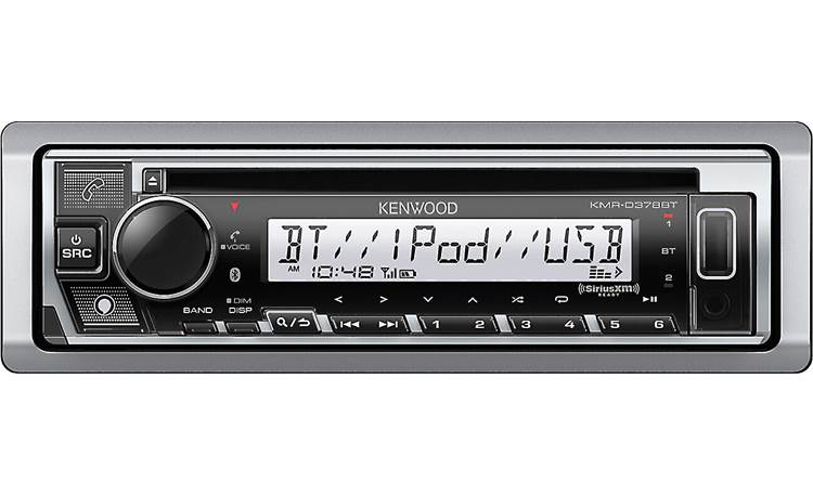 Kenwood KMR-D378BT With a press of a button, let Alexa assist you while you're on the water
