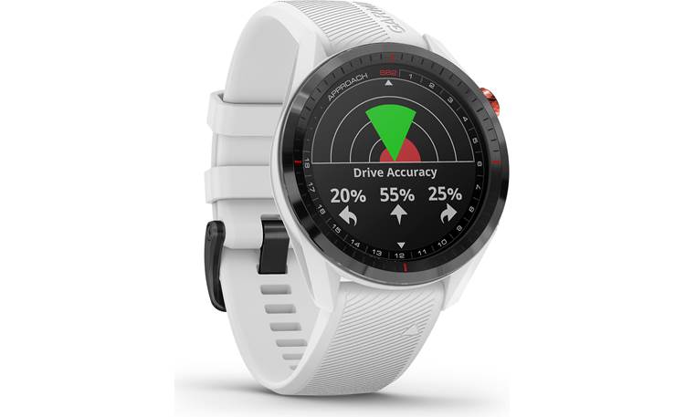 Garmin Approach® S62 (White) Golf GPS watch — covers over 41,000