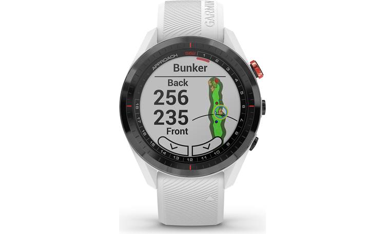 Garmin Approach® S62 (White) Golf GPS watch — covers over 41,000