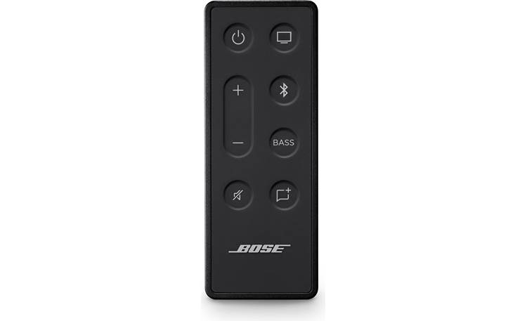 Bose TV Speaker The remote has independent bass volume control