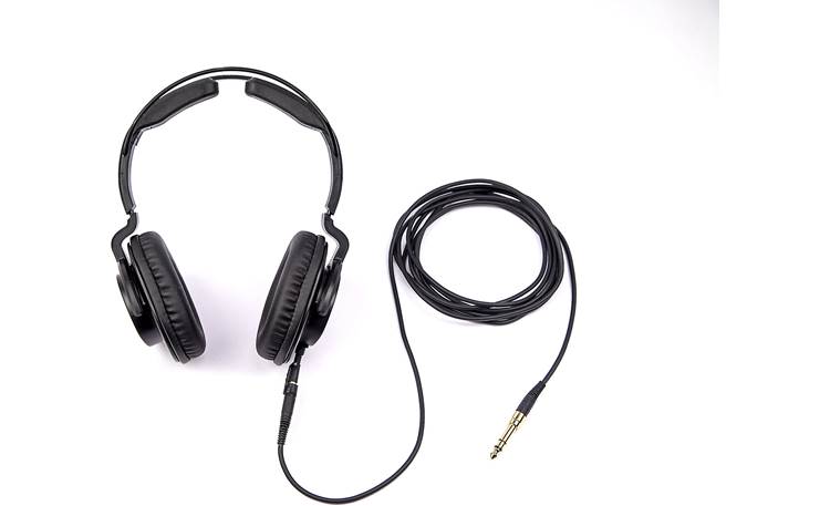 Zoom ZDM-1 Podcast Mic Pack ZHP-1 headphones and 9.9-foot cable shown with included 1/4