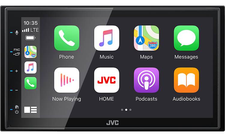 JVC KW-M56BT Apple CarPlay in action