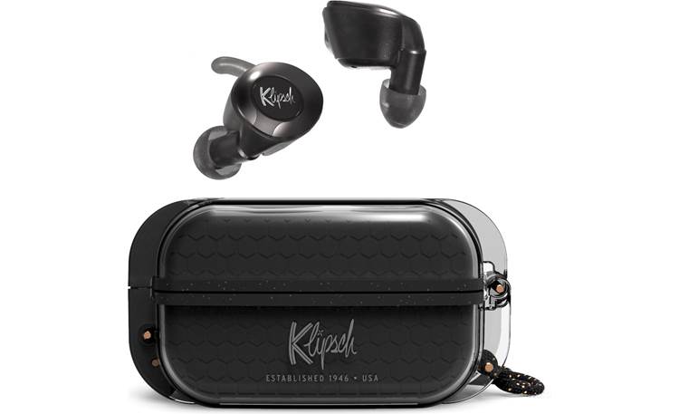 Klipsch T5 II True Wireless Sport Earbuds offer eight hours of battery life and case banks 24 hours of power to recharge them