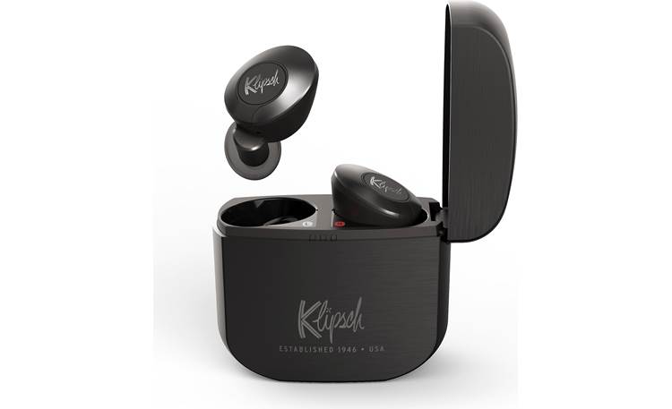 Klipsch T5 II True Wireless Earbuds offer eight hours of battery life and case banks 24 hours of power to recharge them