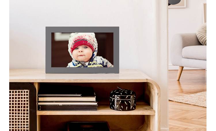 Meural WiFi Photo Frame — Powered by NETGEAR You can allow family and friends to send photos to your Frame from wherever they are