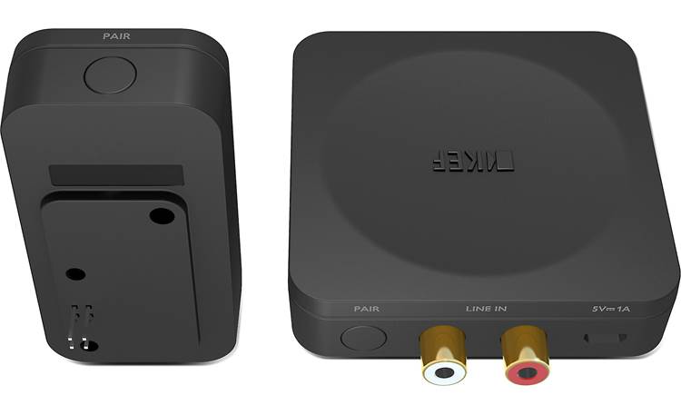 KEF KW1 Receiver unit (left) plugs directly into your compatible subwoofer