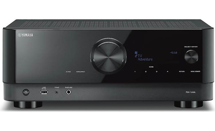 Berg kleding op Hoorzitting Dekking Yamaha RX-V4A 5.2-channel home theater receiver with Wi-Fi®, Bluetooth®,  Apple AirPlay® 2, and Amazon Alexa compatibility at Crutchfield