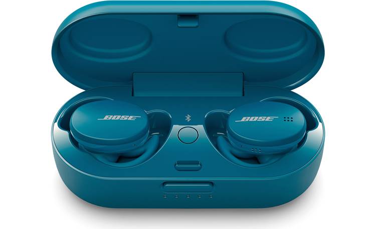 Bose Sport Earbuds The charging case banks enough power to recharge the earbuds twice