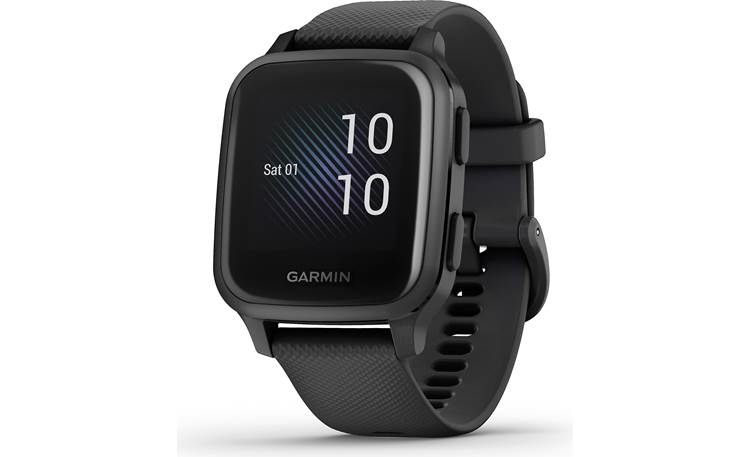 Garmin Venu SQ Music Edition (Black/Slate) GPS smartwatch with 