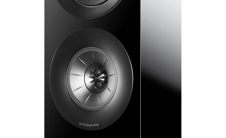 KEF R7 Uni-Q driver array includes a tweeter mounted inside the center of the midrange woofer