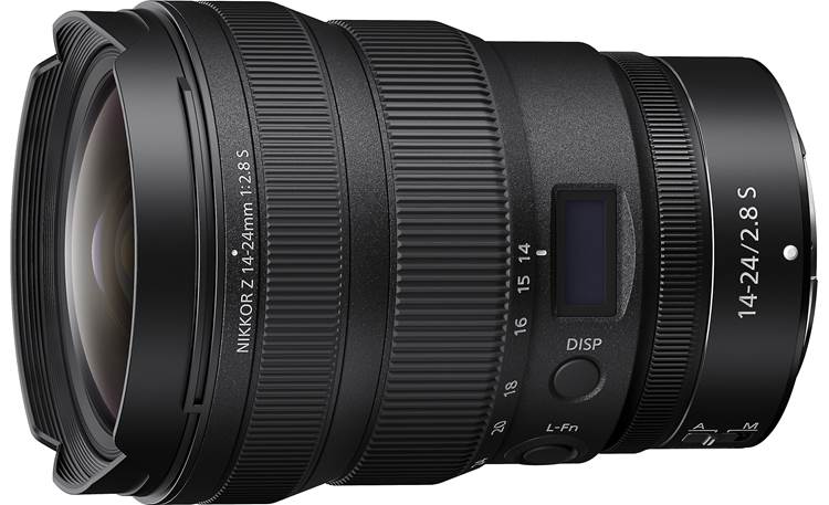 Nikon NIKKOR Z 14-24mm f/2.8 S Built-in info panel lets you quickly confirm focus distance, depth of field, and aperture