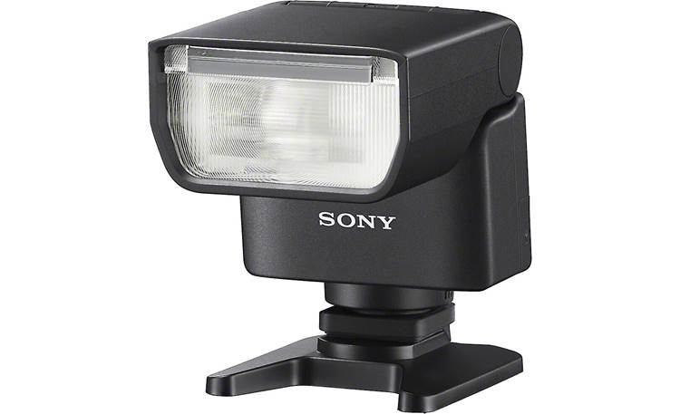 Sony HVL-F28RM Shown mounted to included mini-stand
