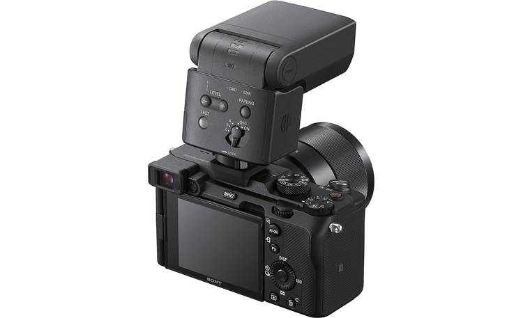 Sony HVL-F28RM Can serve as a radio trigger for additional HVL-F28RM flashes when mounted to a compatible camera (camera not included)