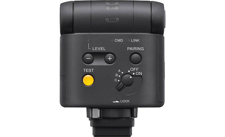 Sony HVL-F28RM Dedicated output level buttons for quick lighting adjustments