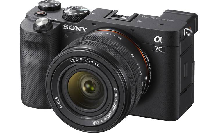 Sony Alpha 7C Zoom Lens Kit Shown with included zoom lens