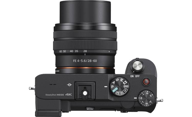 Sony Alpha 7C Zoom Lens Kit Top-panel controls