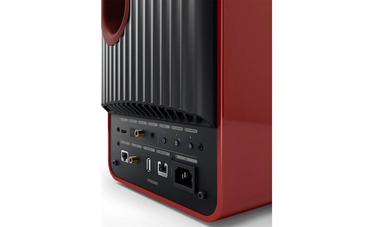 KEF LS50 Wireless II (Crimson Red) Powered stereo speakers with Wi