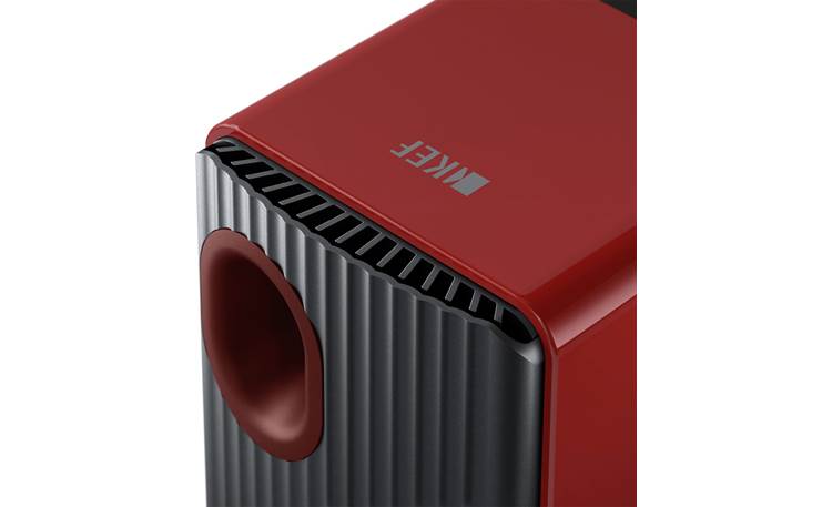 KEF LS50 Wireless II (Crimson Red) Powered stereo speakers with Wi