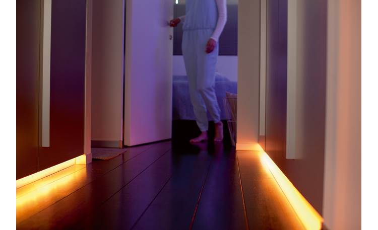 Philips Hue White and Color Ambiance Lightstrip Plus Add ambiance to nearly any area of your home