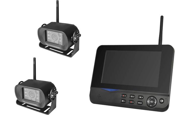 Boyo VTC700RQ-2 7" Monitor With Two Wireless Heavy-duty Cameras And ...