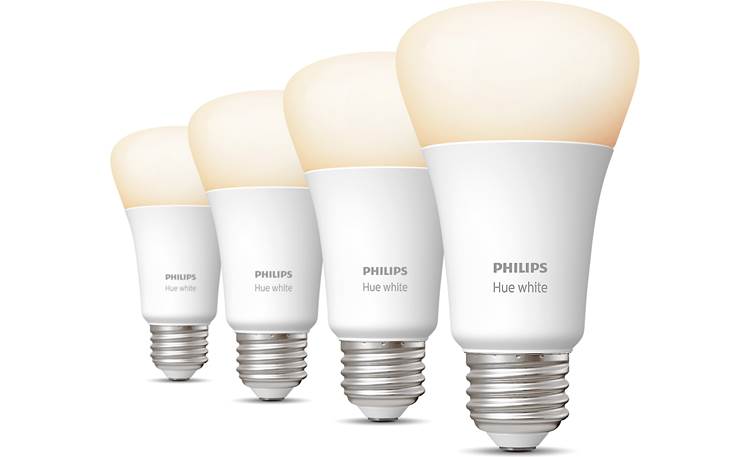 Philips Hue White A19 Bulb 4-pack Front