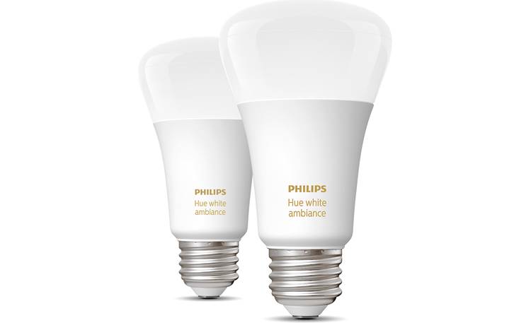 Philips Hue A19 White Ambiance Bulb 2-pack (800 lumens) Front