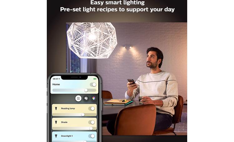 Philips Hue A19 White Ambiance Bulb 2-pack (800 lumens) Fits most light fixtures