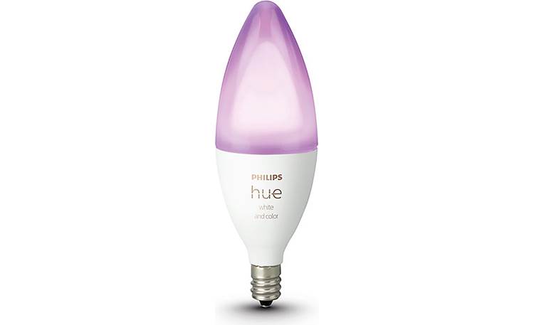Philips Hue White and Color Ambiance E12 Bulb Front