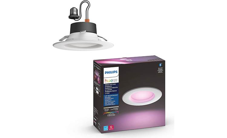 Philips Hue White and Color Ambiance Downlight (700 lumens) Add smart recessed lighting to living rooms, bedrooms, kitchens, or bathrooms