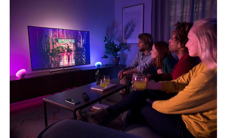 Philips Hue White & Color Ambiance Go Customize your experience by choosing from 16 million color options