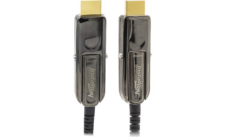 Metra Install Bay® Active Fiber HDMI Cable Close-up view of assembled connectors
