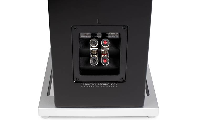Definitive Technology Demand D15 Dual sets of speaker terminals allow bi-amping or bi-wiring