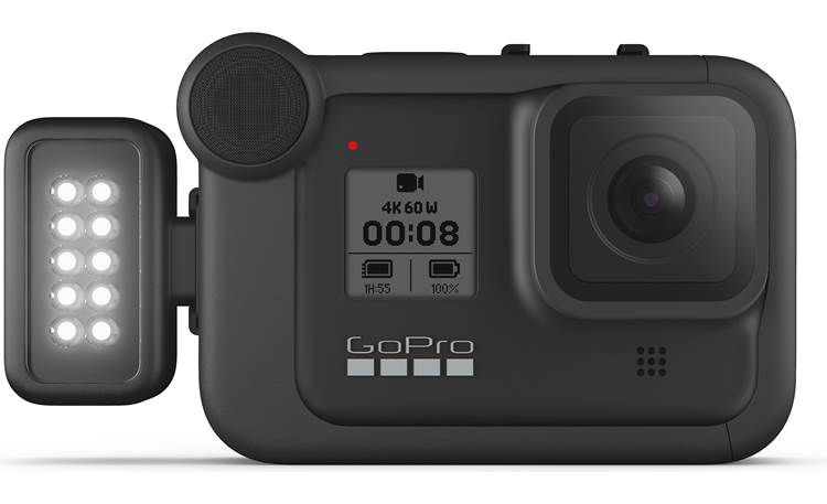 GoPro Light Mod Shown side-mounted on camera (not included)