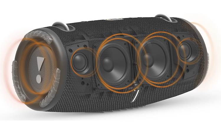 JBL Xtreme 3 Two tweeters and two woofers for big sound