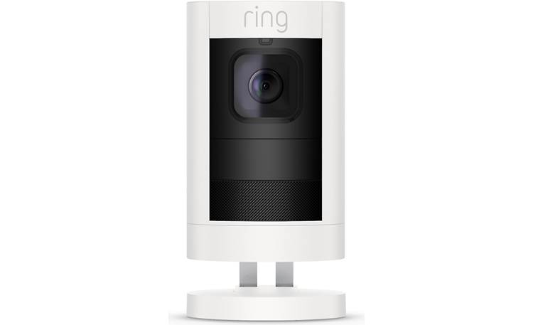 Ring Stick Up Cam Battery, 2nd generation (factory refurbished) (White) Battery-powered indoor/outdoor security camera with siren at Crutchfield