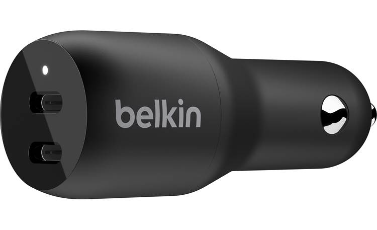 Belkin BOOST↑CHARGE™ Dual USB-C ports let you connect two devices at once