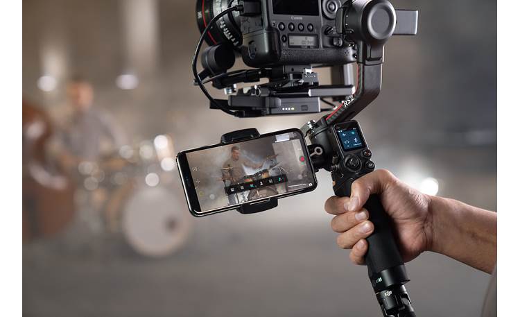 DJI Ronin RS 2 Pro Combo Shown in use (camera and phone not included).