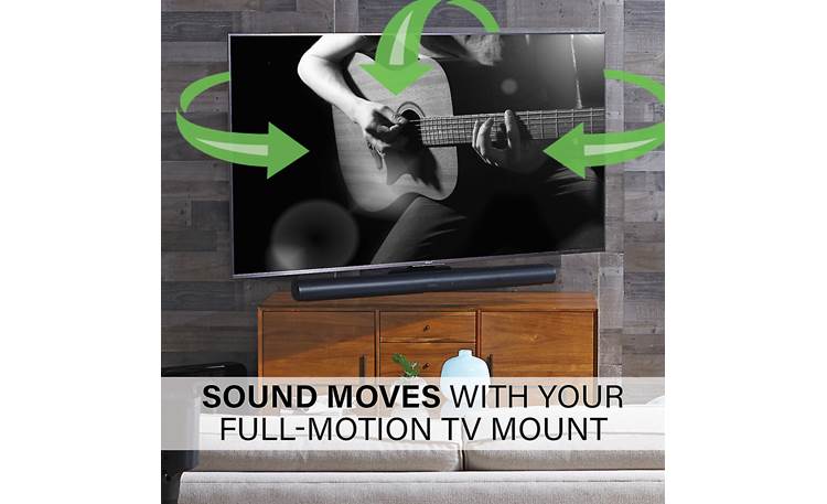 Sanus WSSATM1-B2 Use with tilt, swivel, and full-motion mounts (mount, TV, and Sonos Arc not included)