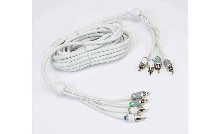 White Black T-Spec RCA Cables V10 Series Audio Marine Grade Flexible 4 Channel