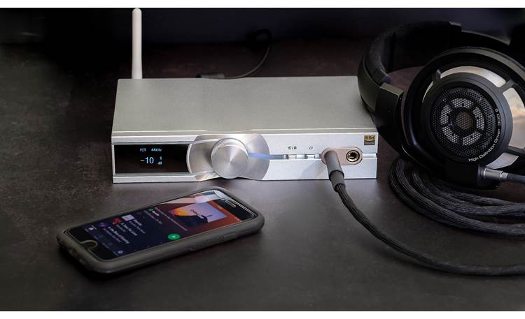 iFi Audio NEO iDSD Music plays wirelessly from your phone via Bluetooth 5.0 