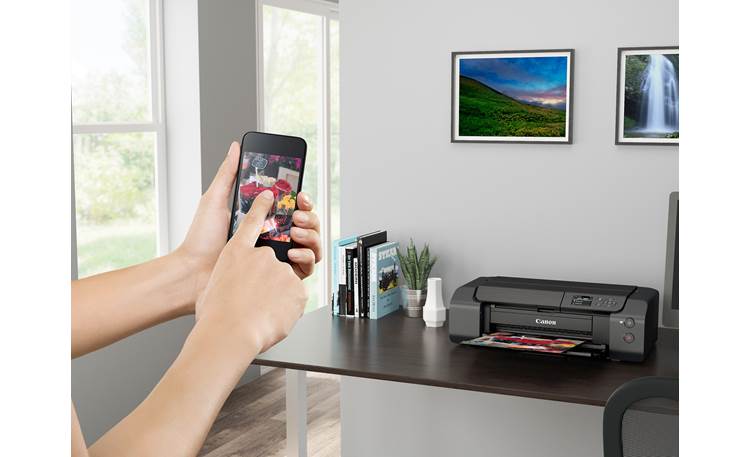 Canon PIXMA PRO-200 Supports AirPrint® wireless printing from your iPad® or iPhone®