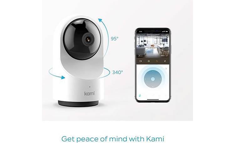 Kami Indoor Camera Plug-in Wi-Fi security camera with motion