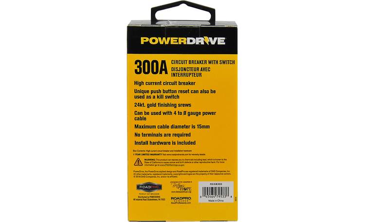 Powerdrive PDISB300 300 Amp Circuit Breaker with Switch 