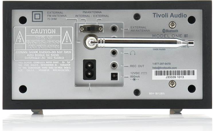 Tivoli Audio Model One® BT (Black/Silver) AM/FM radio with