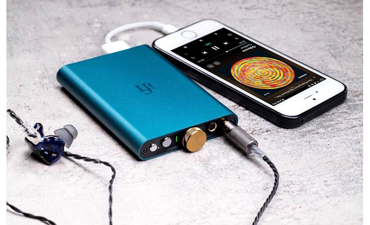 iFi Audio hip-dac Connects to your iPhone with Apple Lightning adapter (sold separately) 