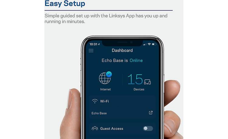 Linksys Mr9000 Ac3000 Tri Band Mesh Wi Fi 5 Router At Crutchfield