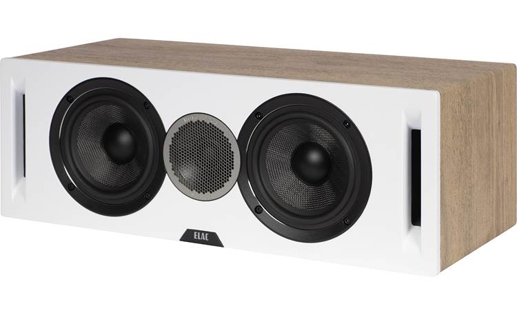 ELAC Debut Reference DCR52 Angled view with grille removed