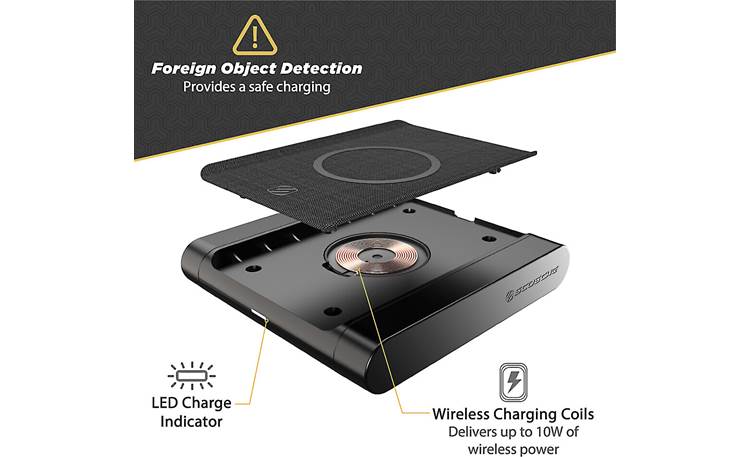 Scosche BaseLynx™ Wireless Charging Pad Foreign object detector