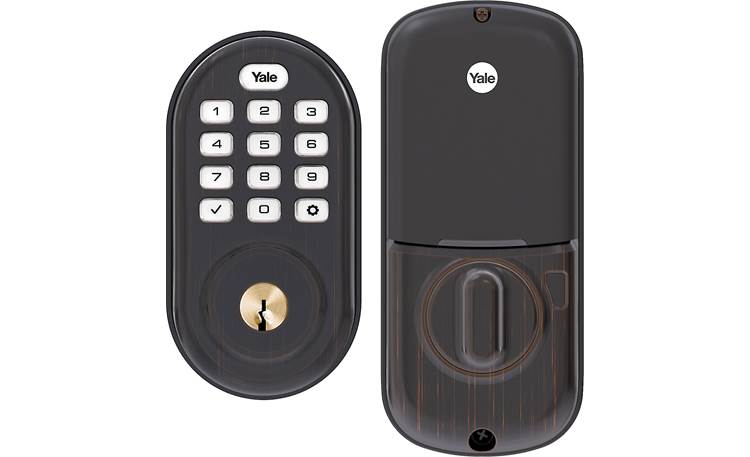 Yale Real Living Assure Lock Keypad Deadbolt (YRD216) Backlit buttons are easy to see and press