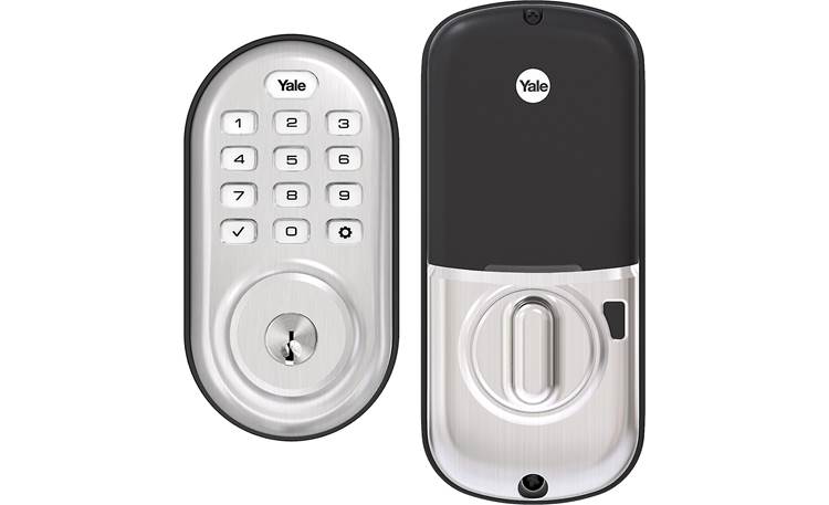 Yale Real Living Assure Lock Keypad Deadbolt (YRD216) with Z-Wave® Backlit buttons are easy to see and press